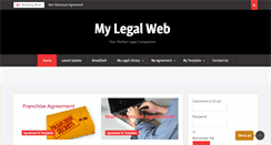 Desktop Screenshot of mylegalweb.net
